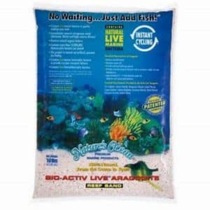 Bio-Activ Live Aragonite Reef Sand Natural White 20lbs