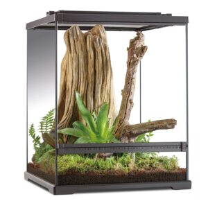 Exo Terra Glass Terrarium 45x45x60cm with Drainage System